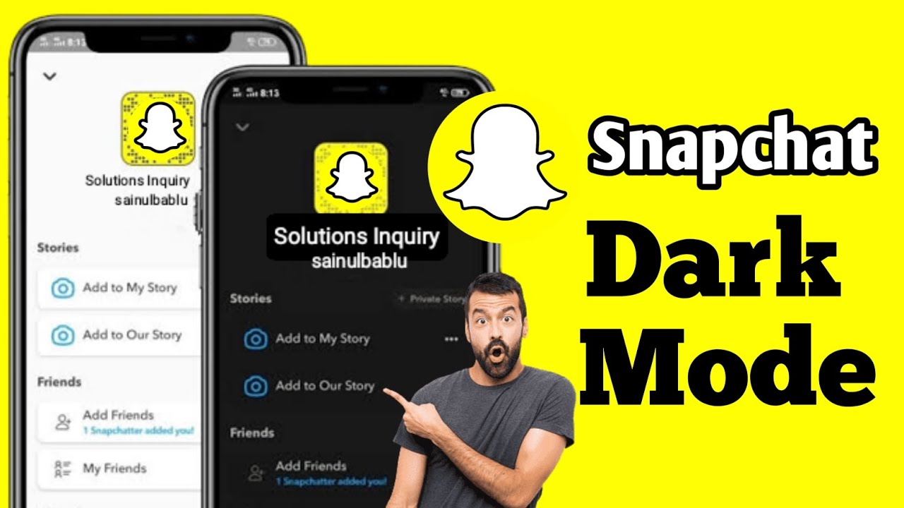How To Get Dark Mode On Snapchat (Android/iOS) | Solutions Inquiry