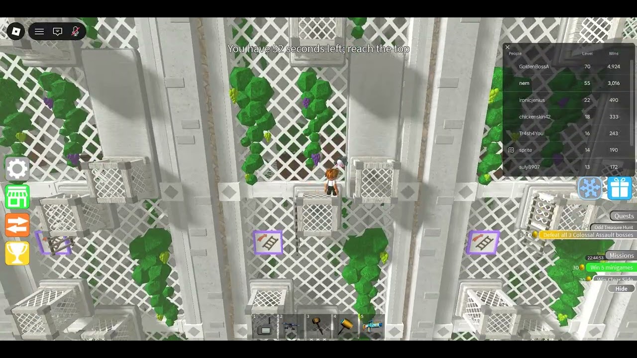 Roblox Epic Minigames | Castle Climb (Vineyard)