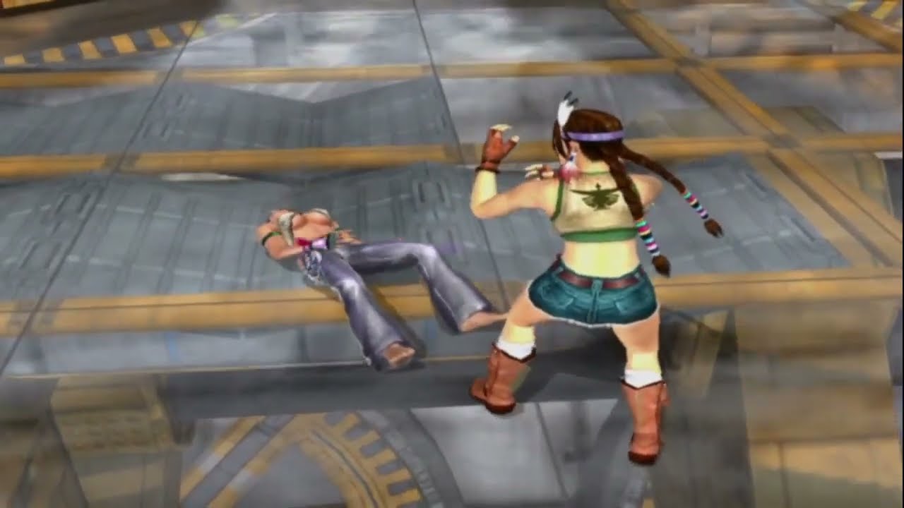 Tekken 5 ryona - Figure four leg lock