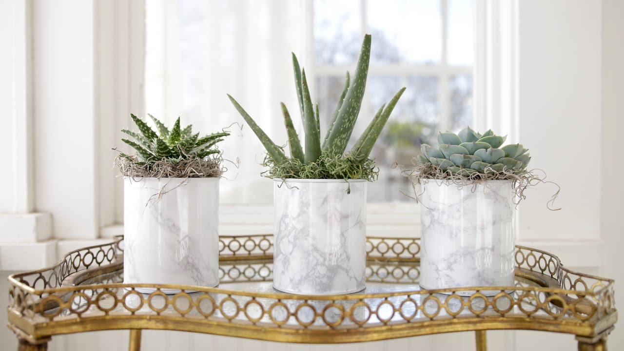 DIY Paint Can Planter/Vase // Garden Answer