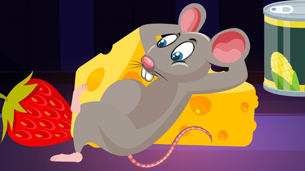 Hickory Dickory Dock Nursery Rhyme With Lyrics - Cartoon Animation Rhymes & Songs for Children