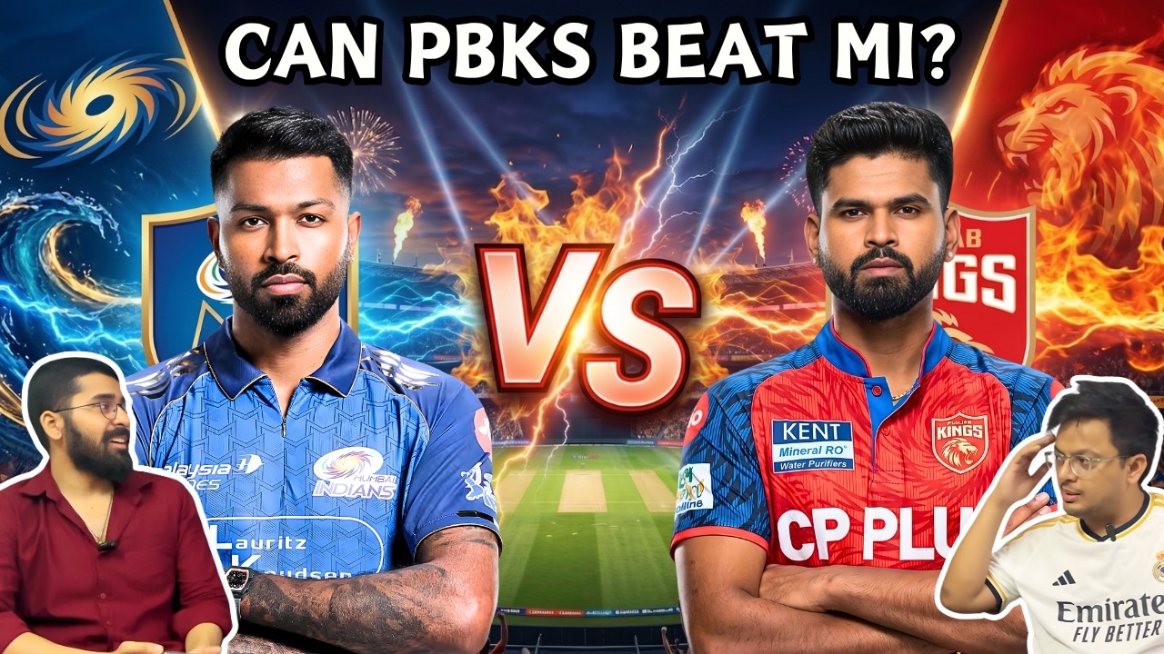 UNBEATEN PBKS vs STRUGGLIN MI 🔥 MI IN SERIOUS TROUBLE?