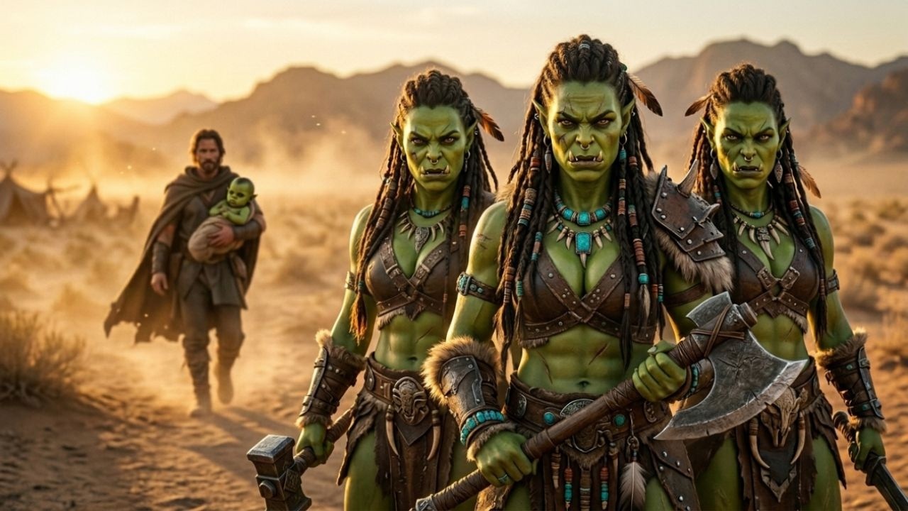 He Saved a Starving Orc Child&hellip; Two Days Later Three Orc Girls Knocked on His Door | HFY