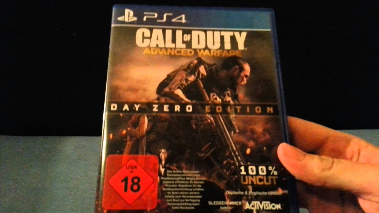 Call of Duty Advance Warfare Unboxing PS4
