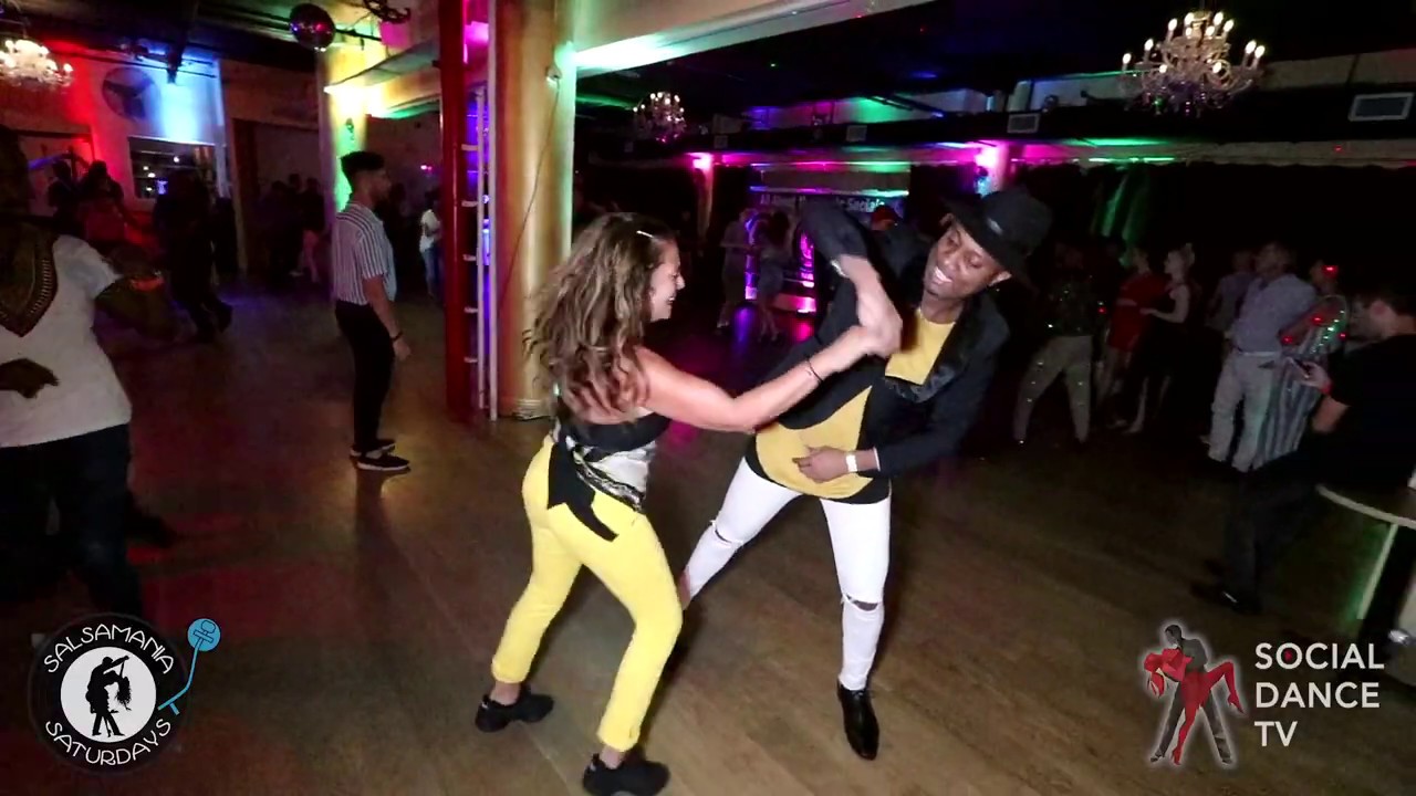 Jorge Riascos & Angela Parraga - social dancing | Salsamania Saturdays 8th Anniversary