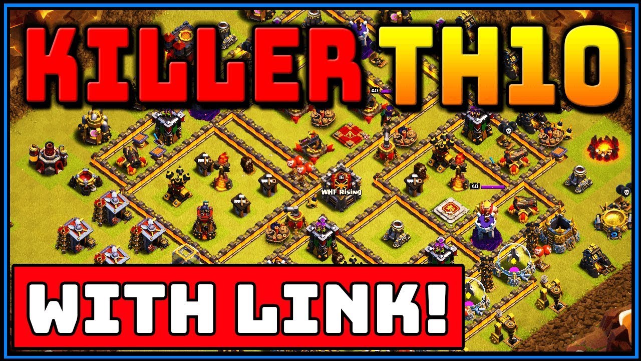 *KILLER* TH10 WAR BASE 2019! *WITH LINK* BEST TOWN HALL 10 | CLASH OF CLANS  | ANTI 3 STAR