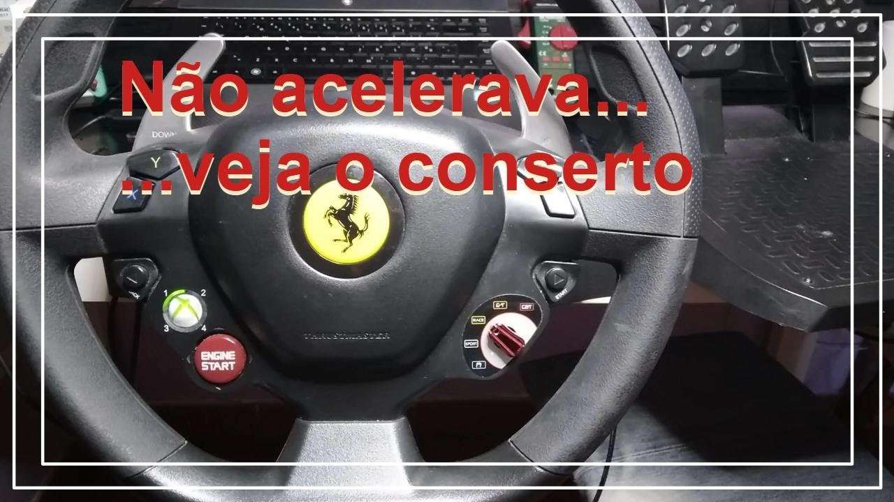 Conserto de Volante Thrustmaster Ferrari 458 RW (Italia)
