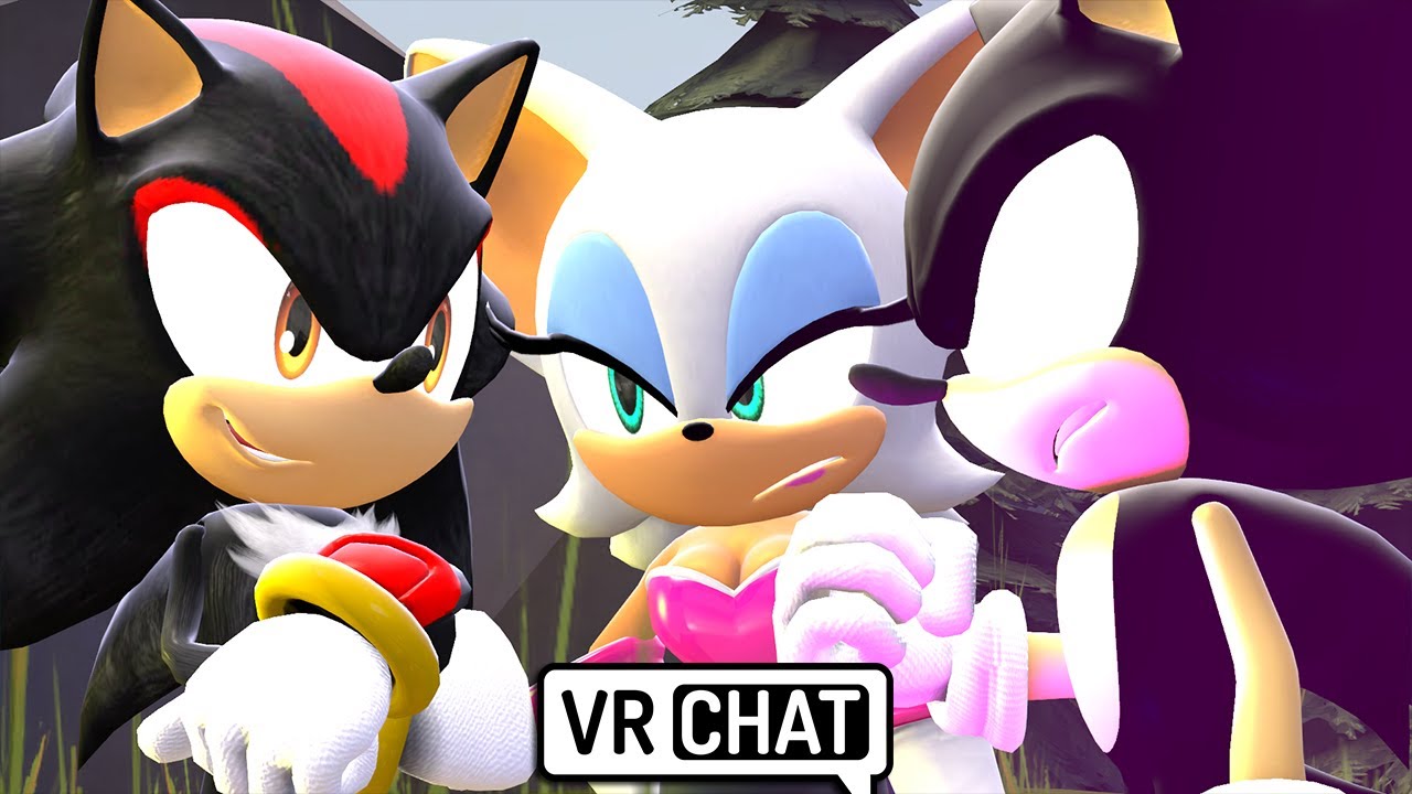Шэдоу и Руж встречают Дарк Соника! (VR-чат)