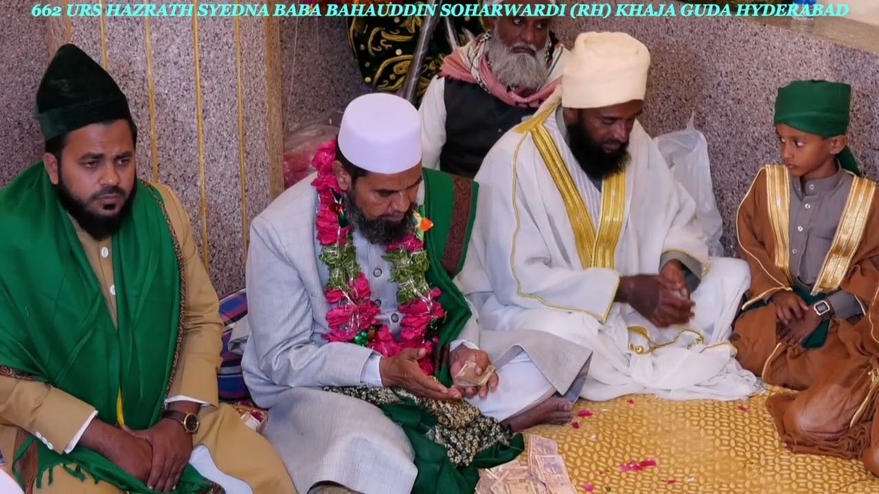 MEHFIL E SAMA (2) 662 URS HAZRATH SYEDNA BABA BAHAUDDIN SOHARWARDI (RH) KHAJA GUDA HYDERABAD