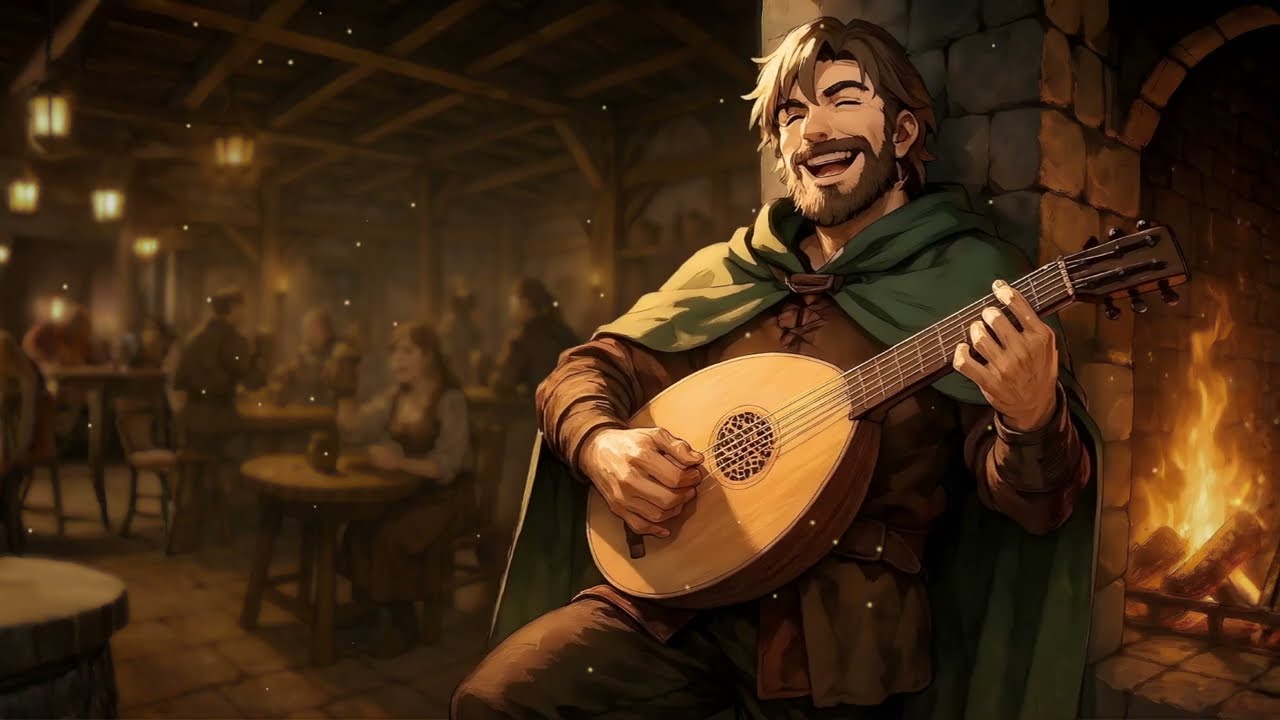 Fantasy Tavern Ambience | Calm Medieval Music for Focus & Relaxation