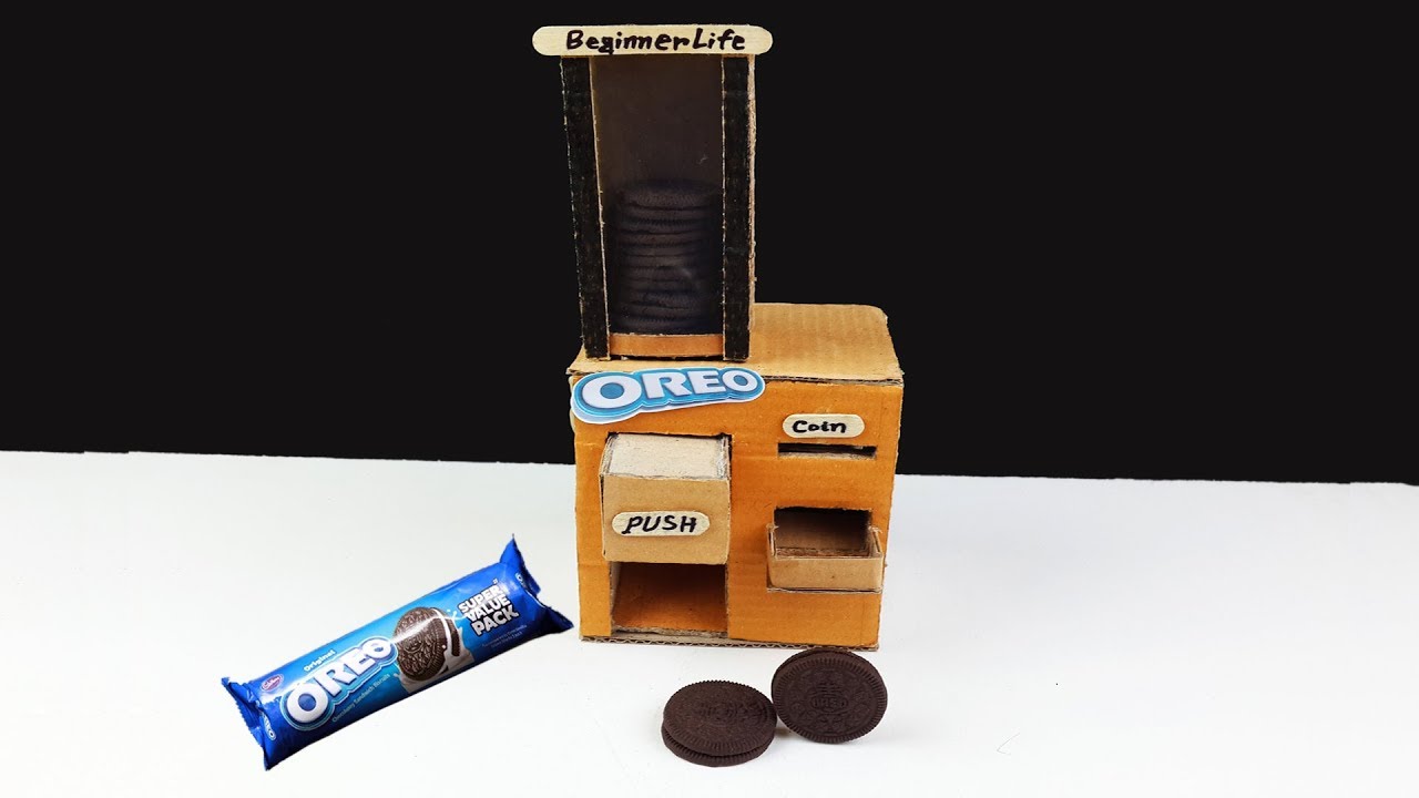 Amazing DIY OREO Vending Machine Method #2 - How to make a OREO Dispenser