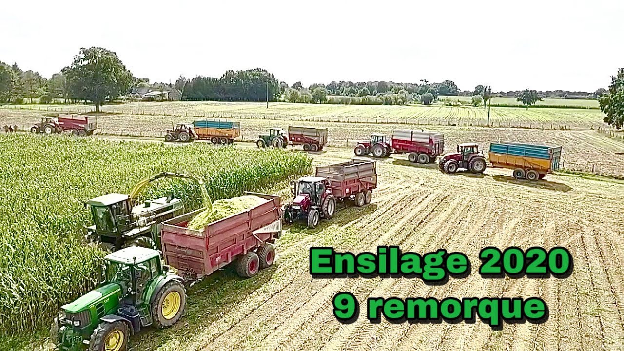 🇫🇷Ensilage 2020 🌽Ensileuse JD 6850