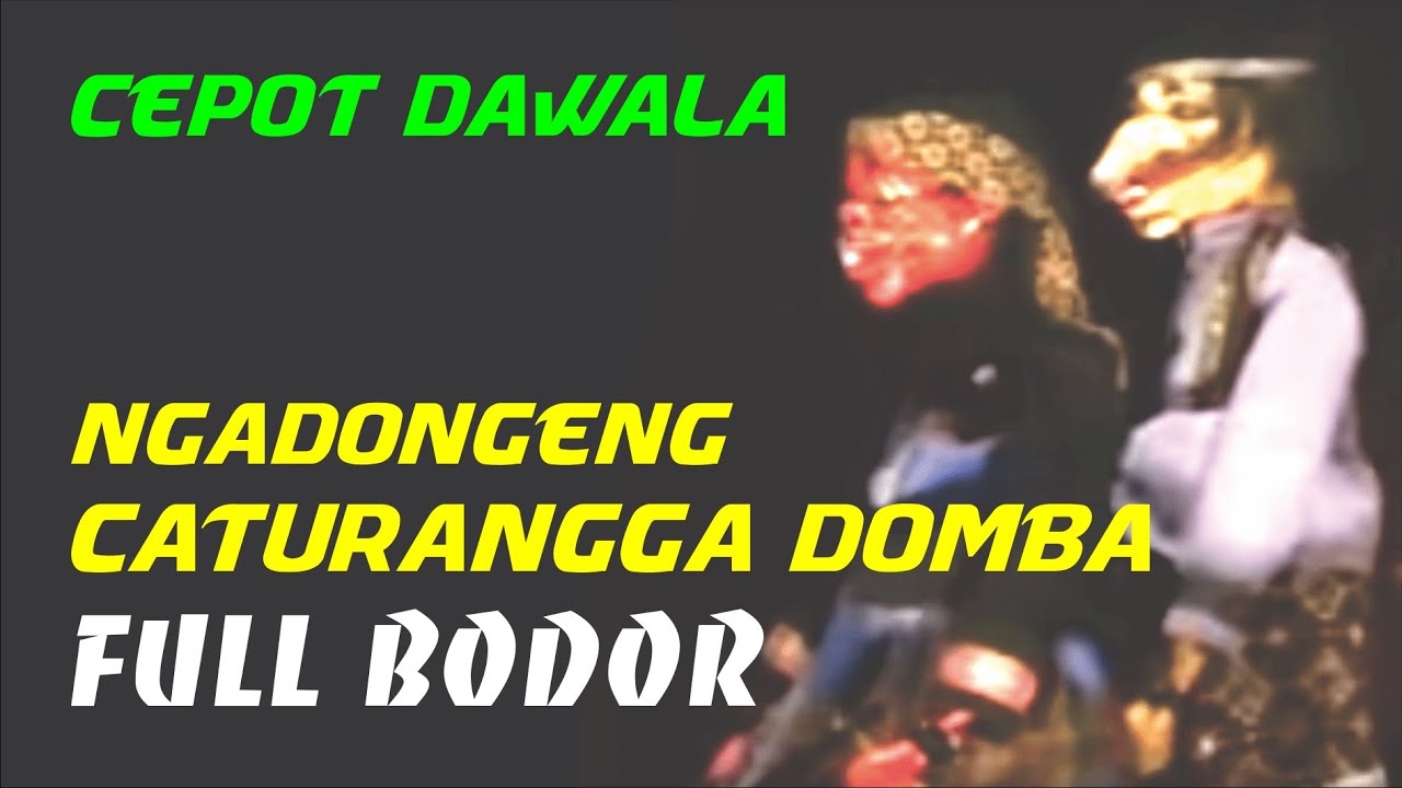 Caturangga Domba #Cepot #Dawala #WayangGolek Cuplikan #AsepSunandar