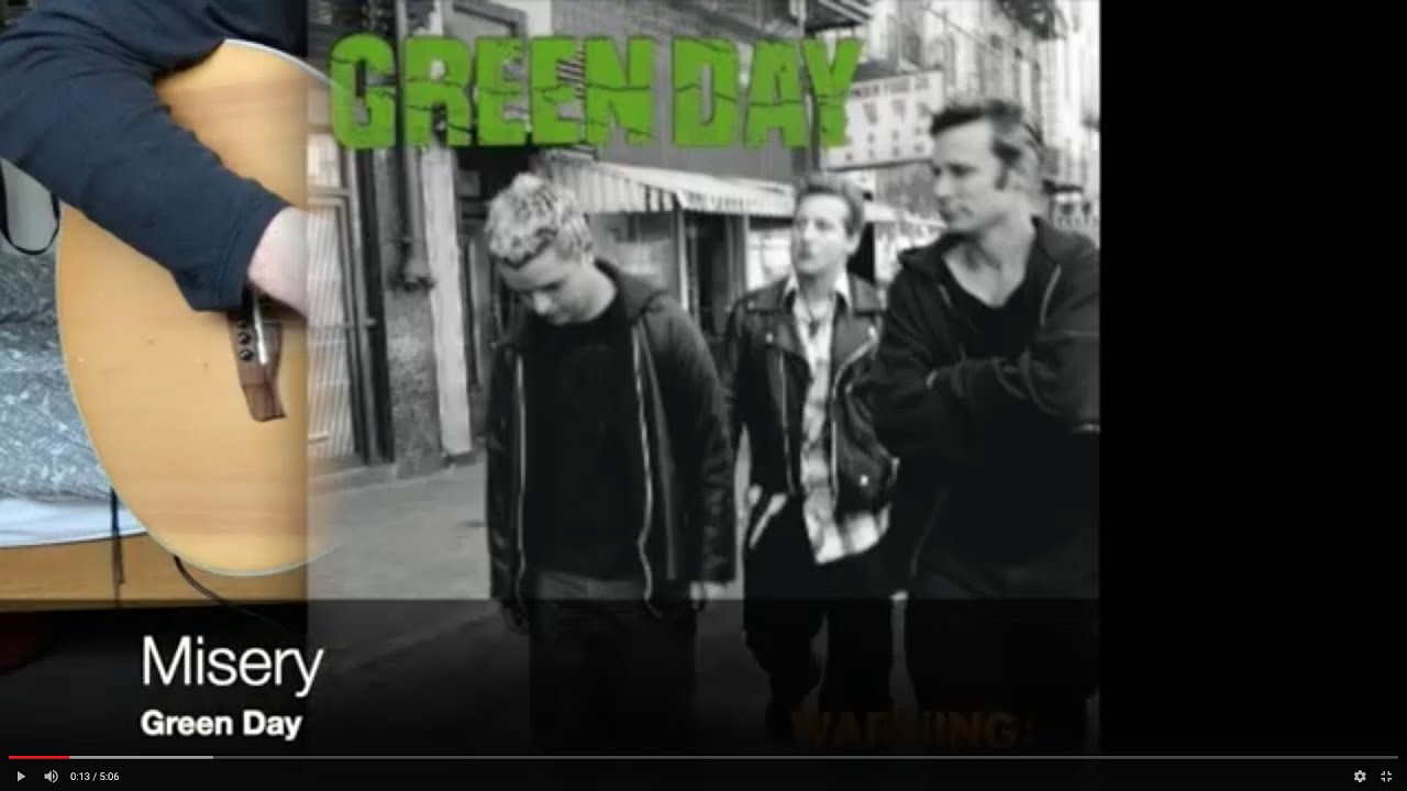 Misery - Green Day (Guitar Cover)
