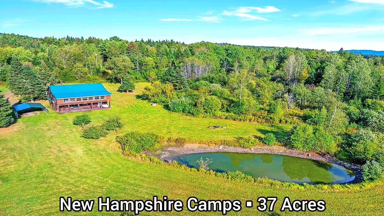 New Hampshire Camps On 32+ Acres | NH Real Estate | Mini Farms | Log Cabins | Country Farms