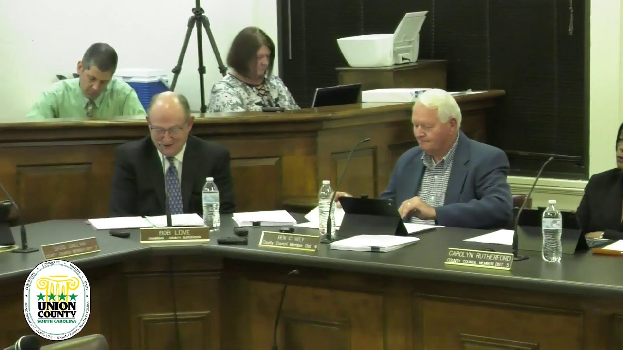 Union County Council Meeting
