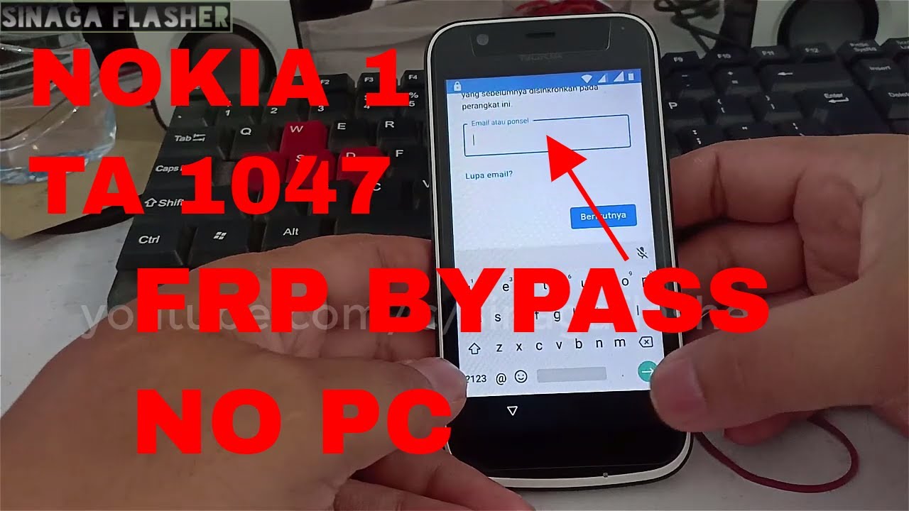 FRP Bypass NOKIA 1 (TA-1047) Android 8.1 (Go Edition) FREE