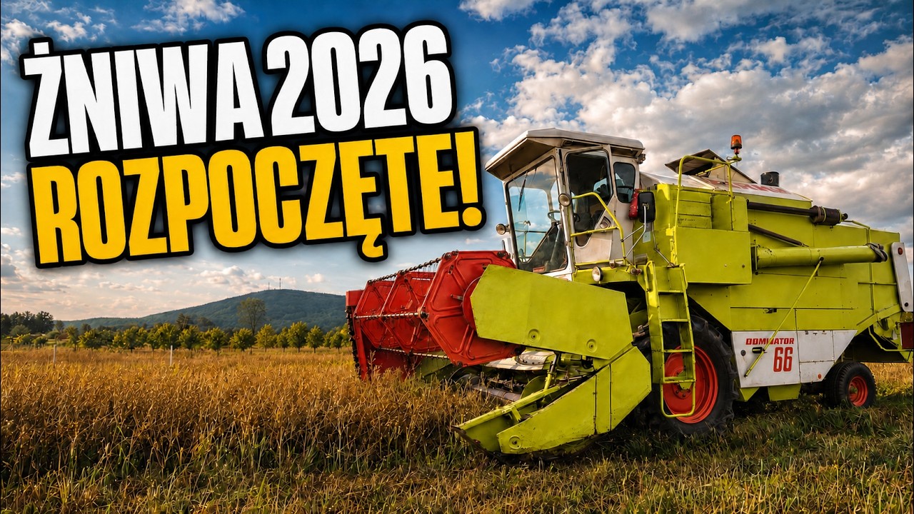 PIERWSZY RAZ W ŻYCIU KOSZĘ KOMBAJNEM! NOWY NABYTEK &ndash; CLAAS DOMINATOR 66