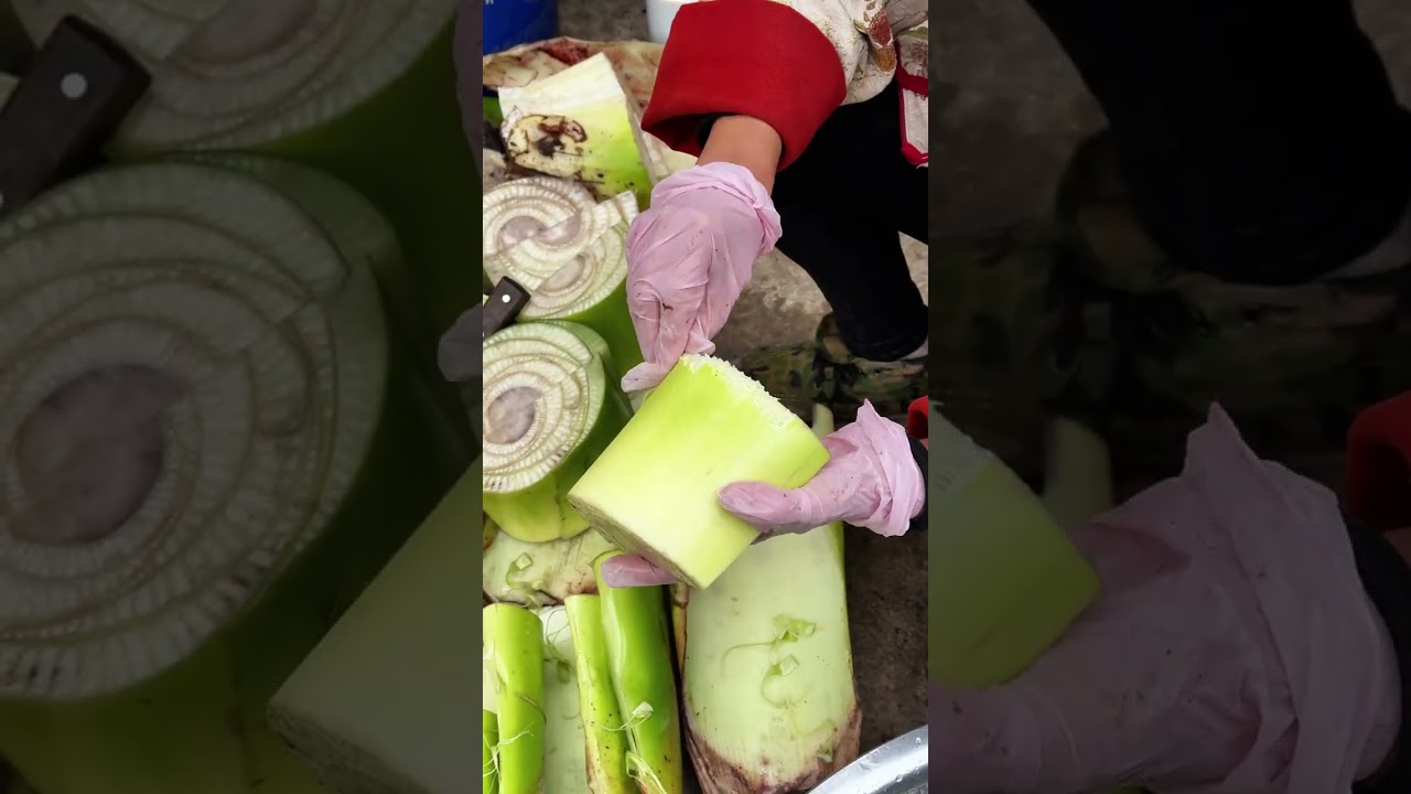 In the spring in the countryside there are endless wild vegetables to eat#My rural life#Ru