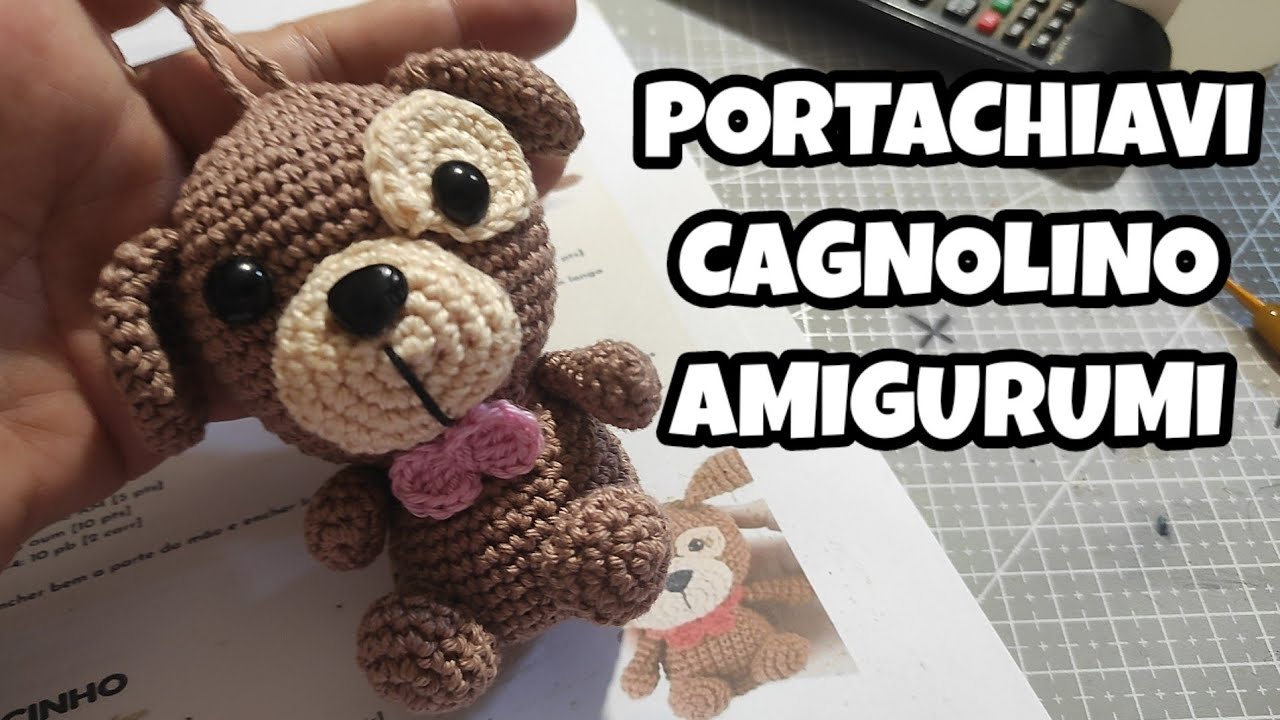 cagnolino portachiavi amigurumi ❤️