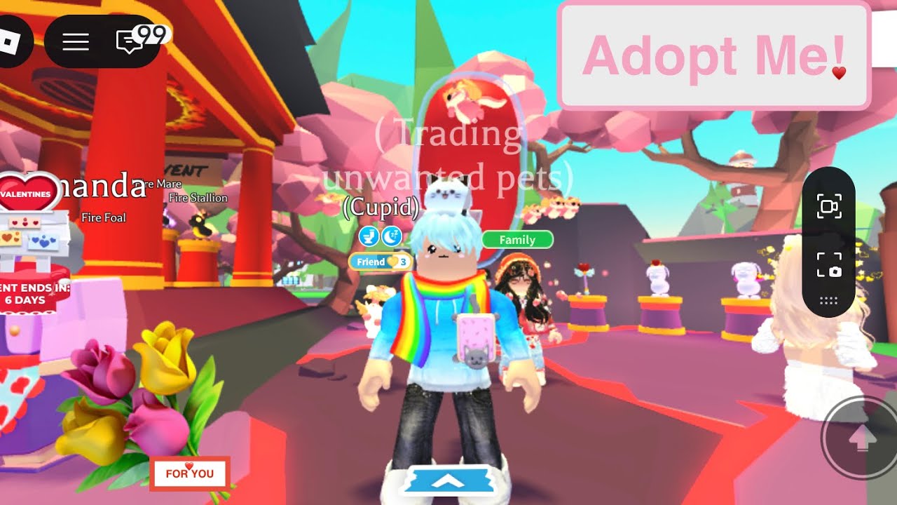 The NEW Valentine’s Day UPDATE in Roblox Adopt Me! with Gabb