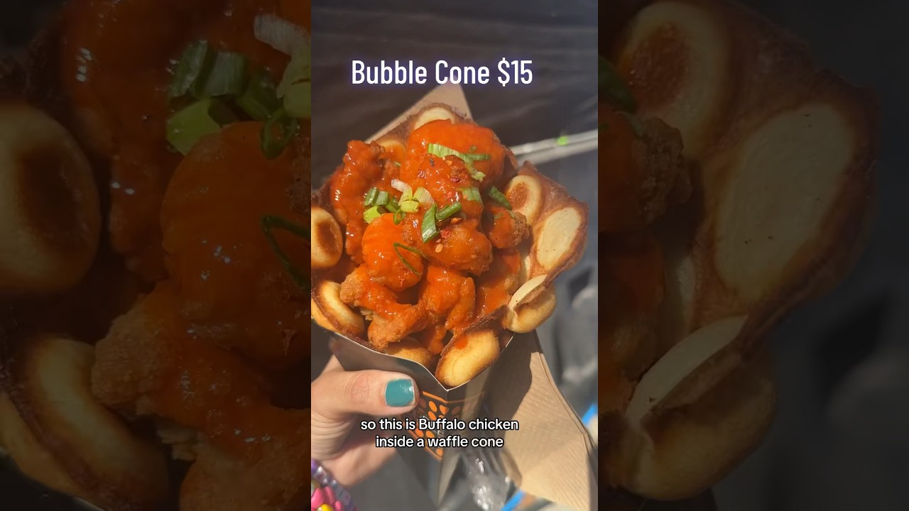 Rating Hard Summer Music Festival foods! 🍗 #hardsummer #festivalfood #whatiate