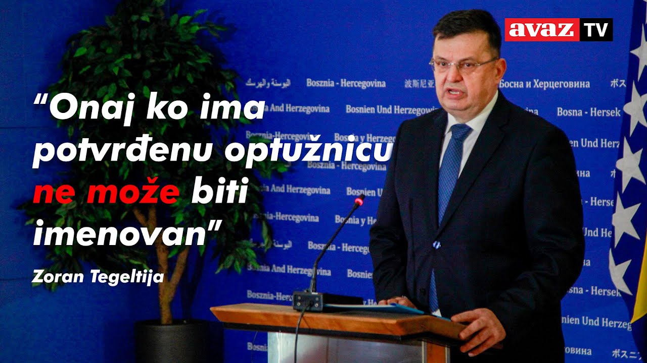 Zoran Tegeltija o Osmanu Mehmedagiću