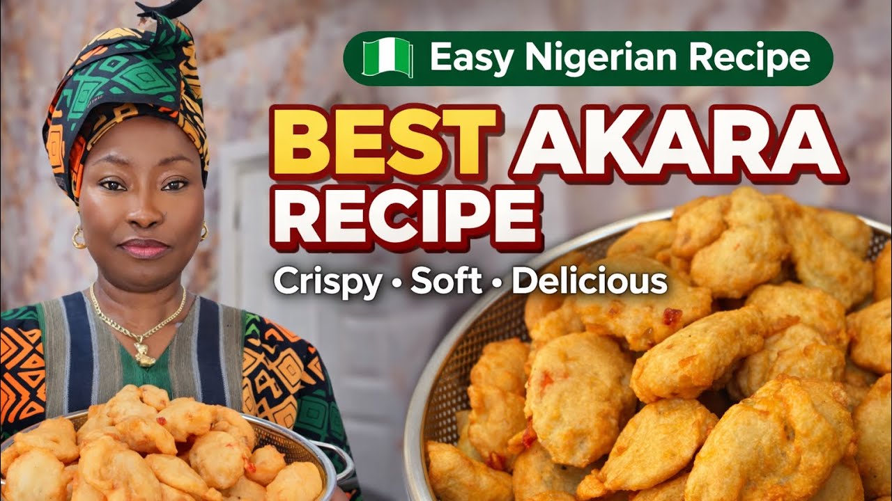 How to Make the Best Akara | Crispy Outside & Soft Inside (Easy Nigerian Recipe)Chef J. O’s kitchen 