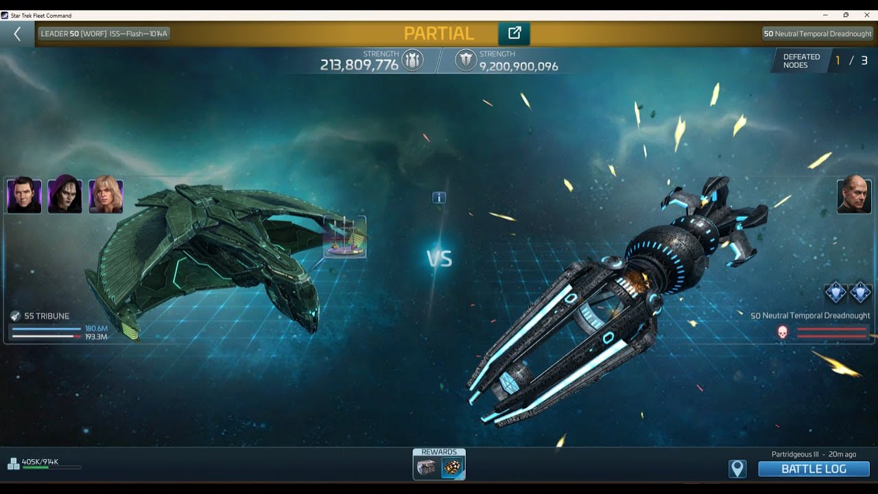 Krenim Formation Armada Solo Test - Krenim SLB - Star Trek Fleet Command 2025