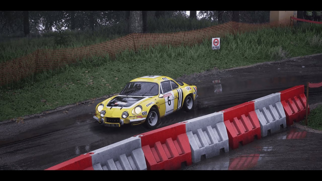 Assetto Corsa Rally - Alpine A110 : Fôret de Munster sous la pluie