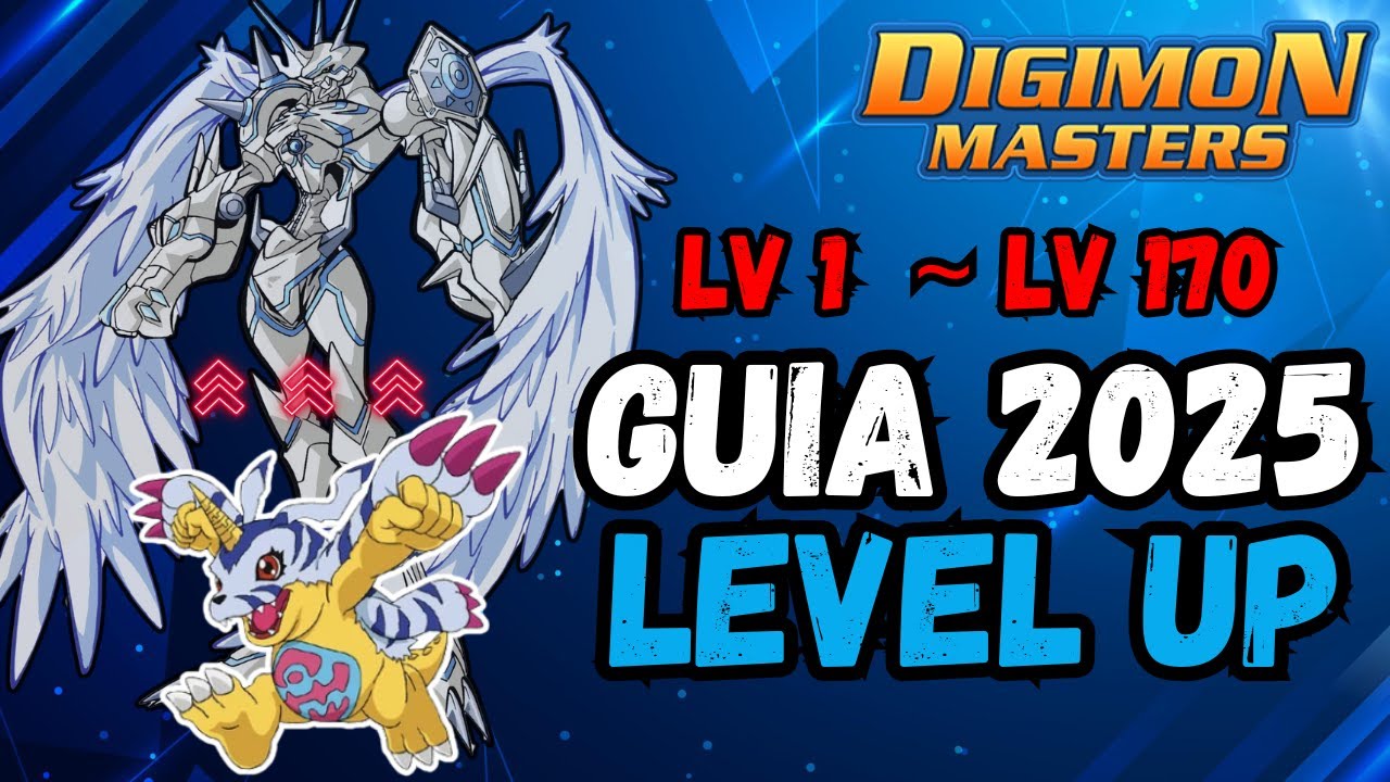 GUIA DE LV 1 ~ LV 170 E DICAS PARA UP RÁPIDO DMO - DIGIMON MASTERS ONLINE