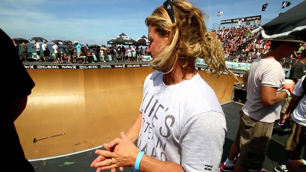 OCCY AT THE AUSTRALIAN OPEN OF SURFING