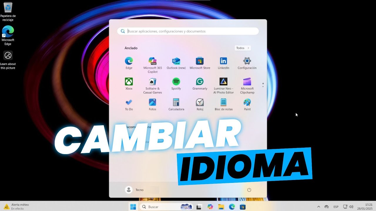 CÓMO CAMBIAR IDIOMA A ESPAÑOL en WINDOWS 11