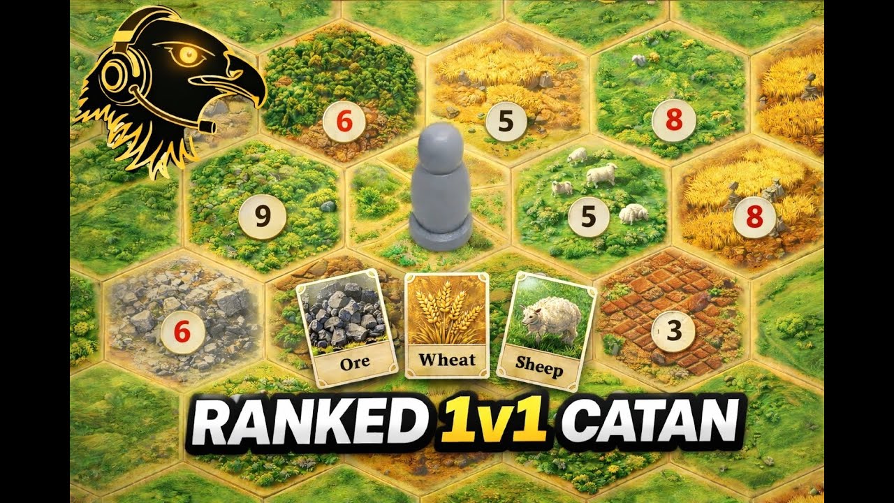 1654 Rating! 1v1 Ranked Catan - Season 15