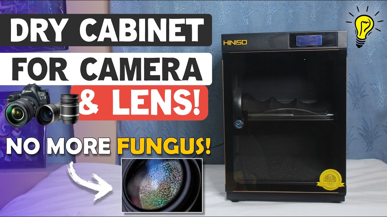 Protect Your Camera & Lenses - HINISO 34L Dry Cabinet with Humidity Controller - Best Dry Cabinet
