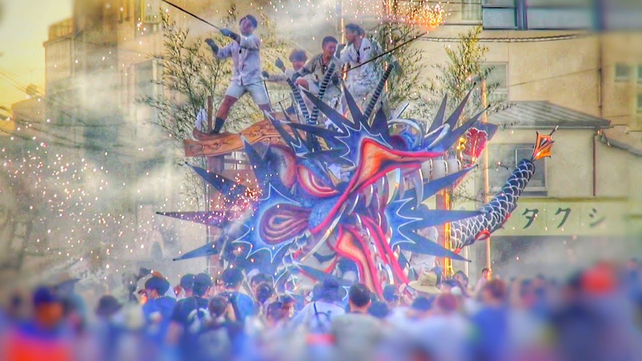 【おおむた大蛇山まつり 2025】大蛇山大集合パレード Omuta Daijyayama Festival 2025.7.27 福岡県 大牟田市