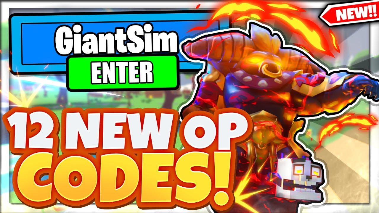 ALL *10* NEW SECRET OP CODES! Giant Simulator Roblox