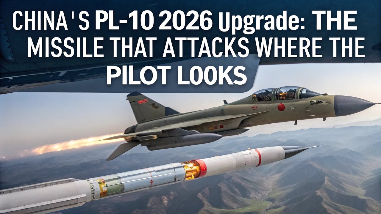 China&rsquo;s PL-10 2026 Upgrade: The Missile That ATTACKS Where The PILOT LOOKS
