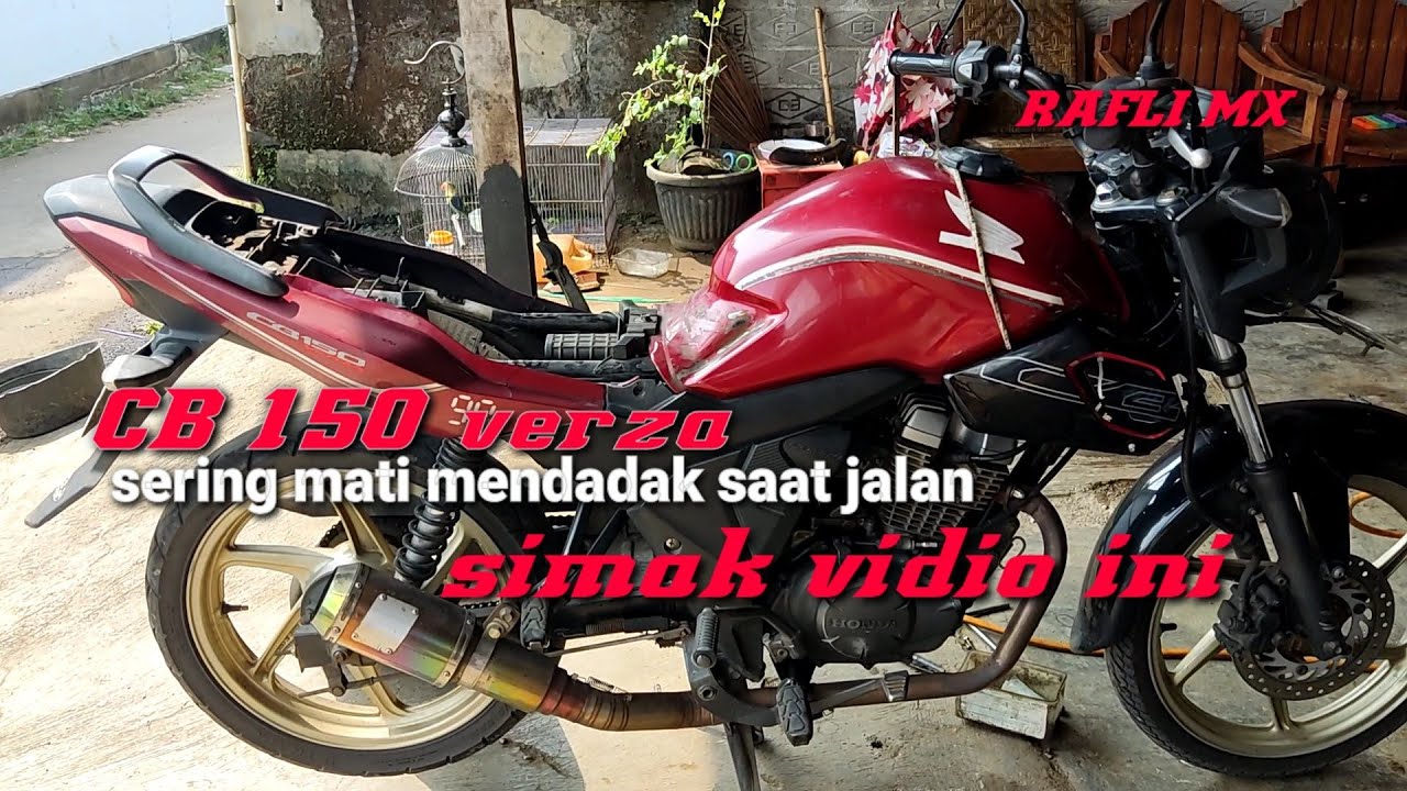 CB 150 VERZA sering mati mendadak saat jalan