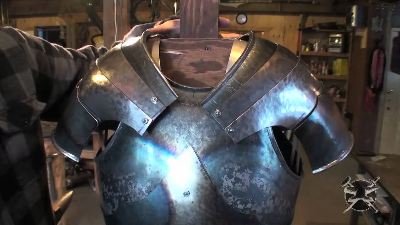 Fabrication d'armure médiévale Making of medieval armor #17