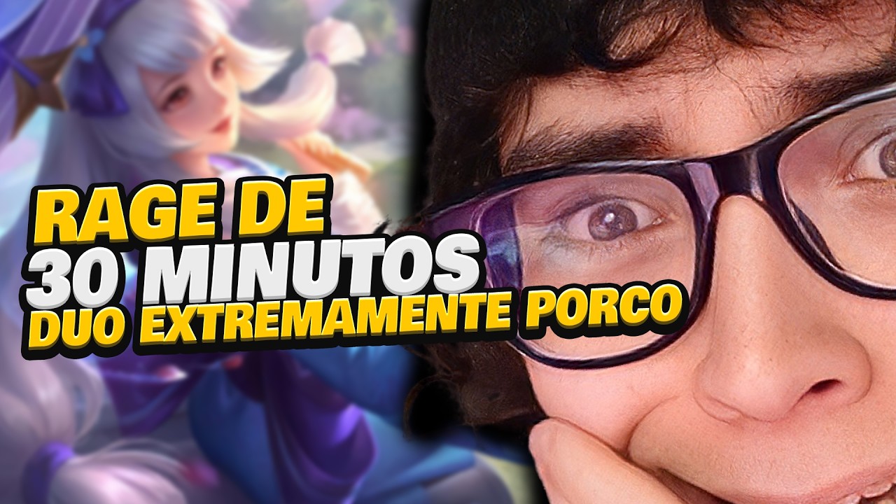 REACT COM 30 MINUTOS DANDO RAGE PESADO +18 | Mobile Legends