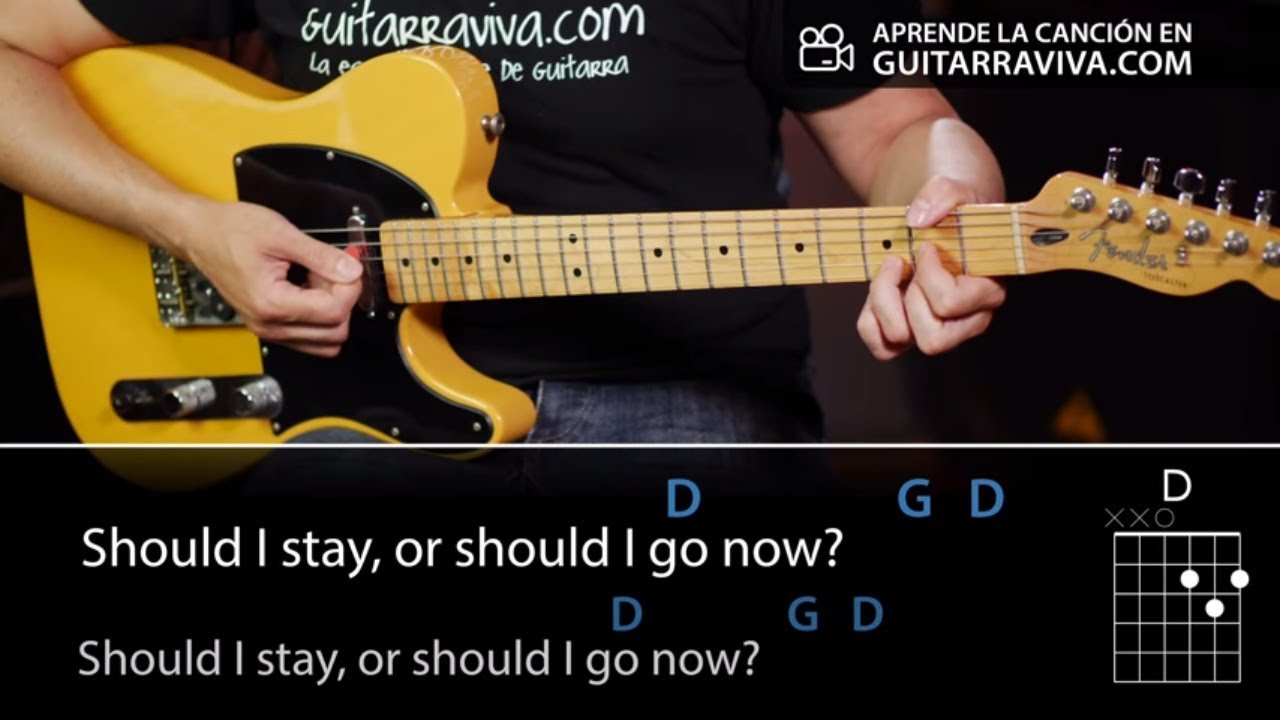 Should I Stay Or Should I Go - Acordes Guitarra