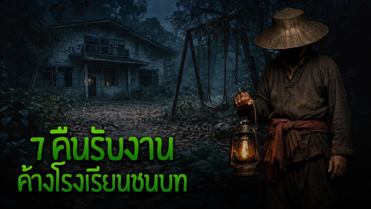 7 คืนรับงาน ค้างโรงเรียนชนบท l เรื่องผี 4 บาท