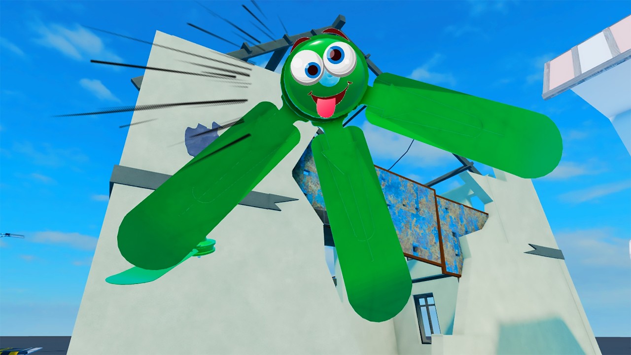 WOBBLY CEILING FAN FICOU LOUCO DEMAIS NO ROBLOX! 😂🌀 | SUPER CRAZY WOBBLY CEILING FAN