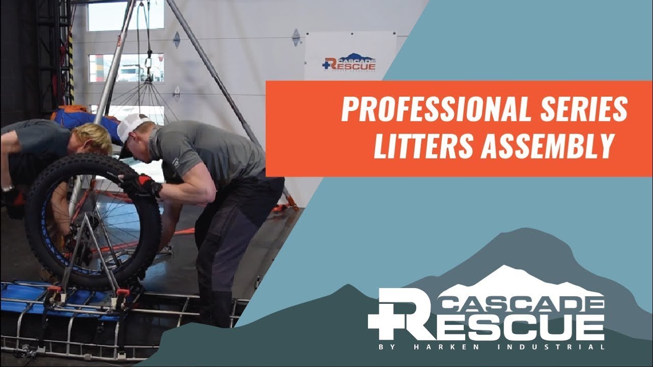 Cascade Rescue Professional Series Two-Piece Litter, Equalizer Handle & Terra Tamer Assembly