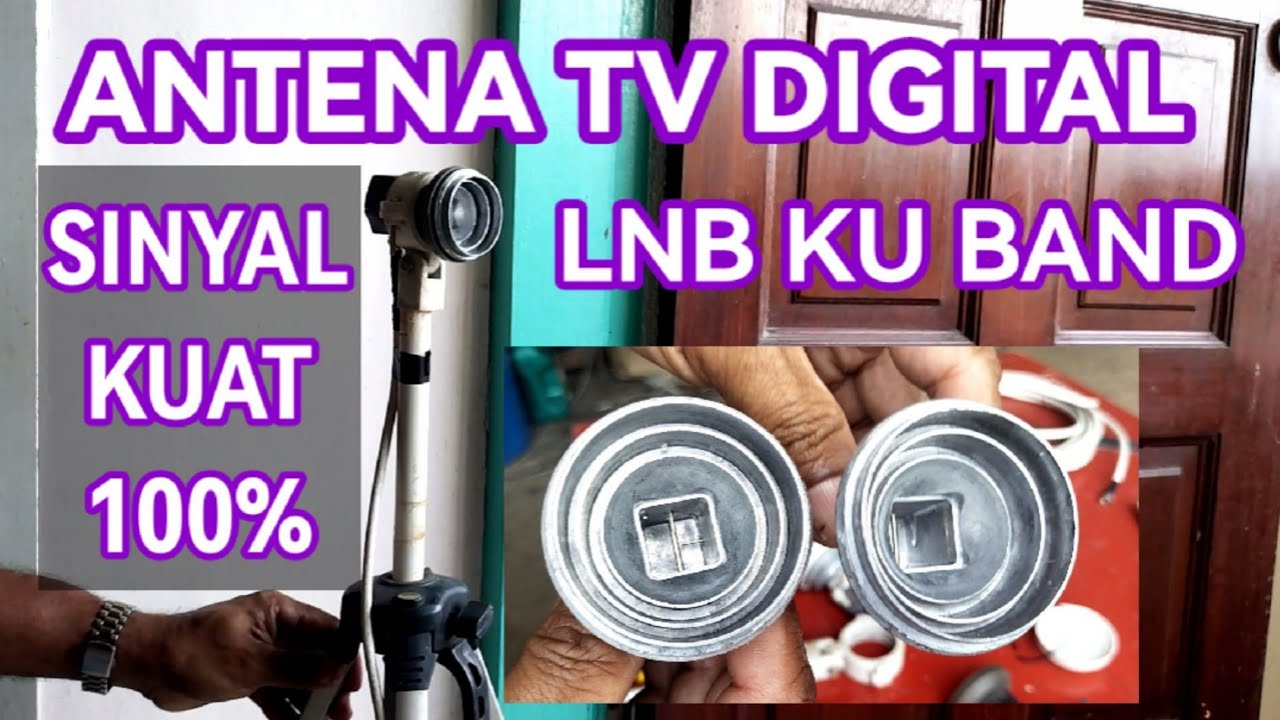 ANTENA TV DIGITAL  DARI LNB PARABOLA KU BAND SIARAN MYTV GAMBAR JERNIH 100% MANTAP