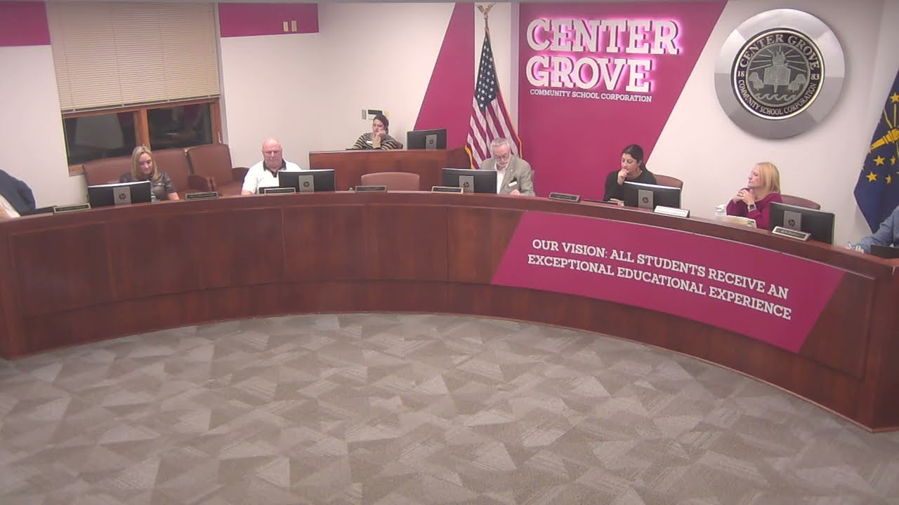 Center Grove Schools Board Meeting - February 2026