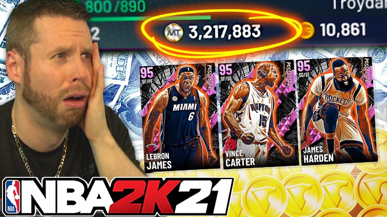 I wasted over 3 million MT on NBA 2K21