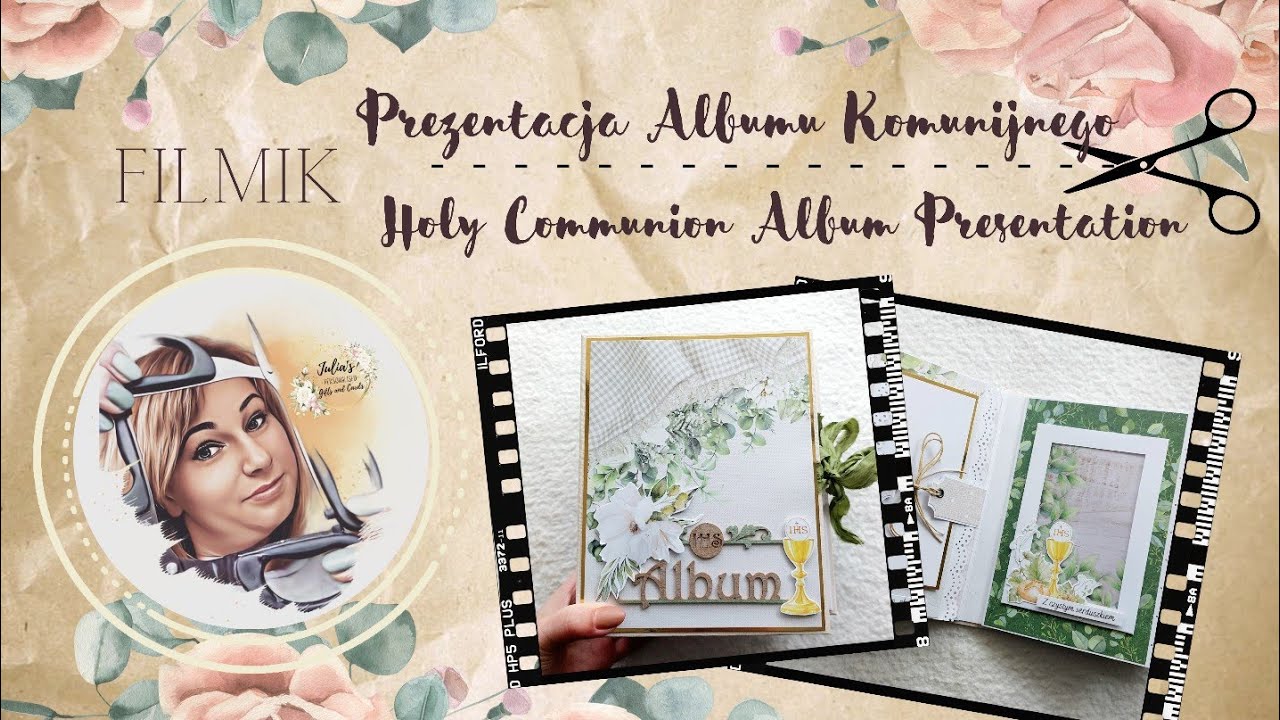 Prezentacja Albumu  Komunijnego /Holy Communion Photo Album Presentation #photoalbum #handmade #diy