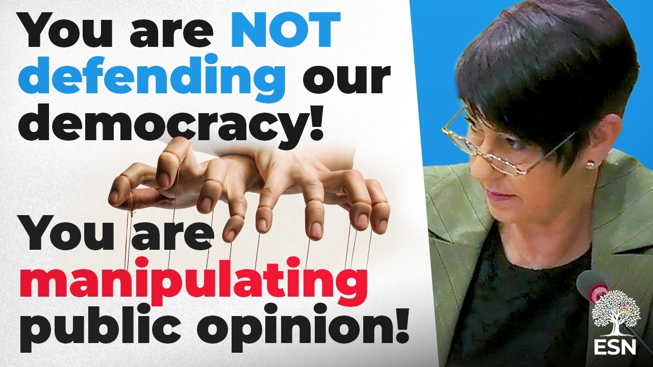 You Are Not Defending Our Democracy! You Are Manipulating Public Opinion! | Deutsche Untertitel